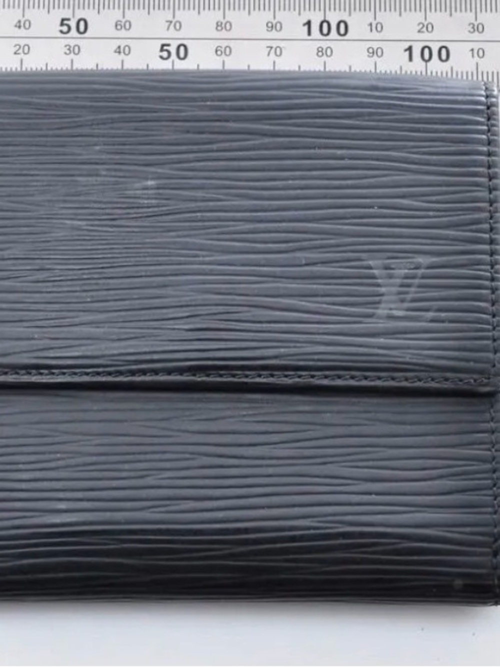 Louis Vuitton Black Epi Leather Compact Wallet